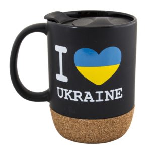 Чашка – I Love Ukraine (Чорна)